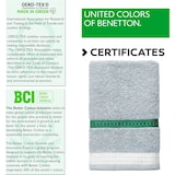 thumbnail of Benetton - Toalha de Mãos 50x90cm 100% Algodão Cinza com Listras Neutral