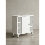 thumbnail of Moderner Badezimmer-Unterschrank, Chromfarbenfassung, großem Stauraum, justierbare Füße. 60x32x64 cm | Kadima Design