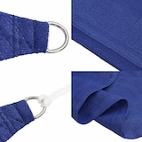 thumbnail of Toldo de vela HDPE azul 160 g/m² 2,5x4 m
