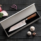 thumbnail of Zayiko Limited Edition Kupfer Damast Chefmesser 21 cm Klinge mit Ahornholzgriff