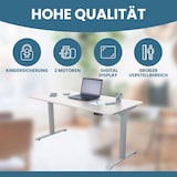 thumbnail of Schreibtisch elektrisch höhenverstellbar, Ergonomische Arbeitstisch, Gestell und Tischplatte