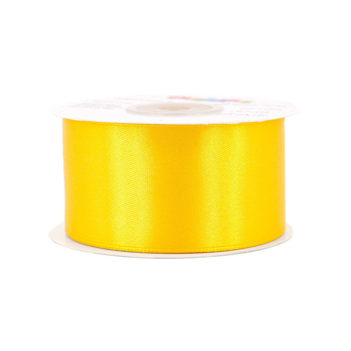 38mm Satinband 25m Schleifenband Geschenkband Dekoband Breites Stoffband Gelb