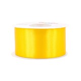 thumbnail of 38mm Satinband 25m Schleifenband Geschenkband Dekoband Breites Stoffband Gelb