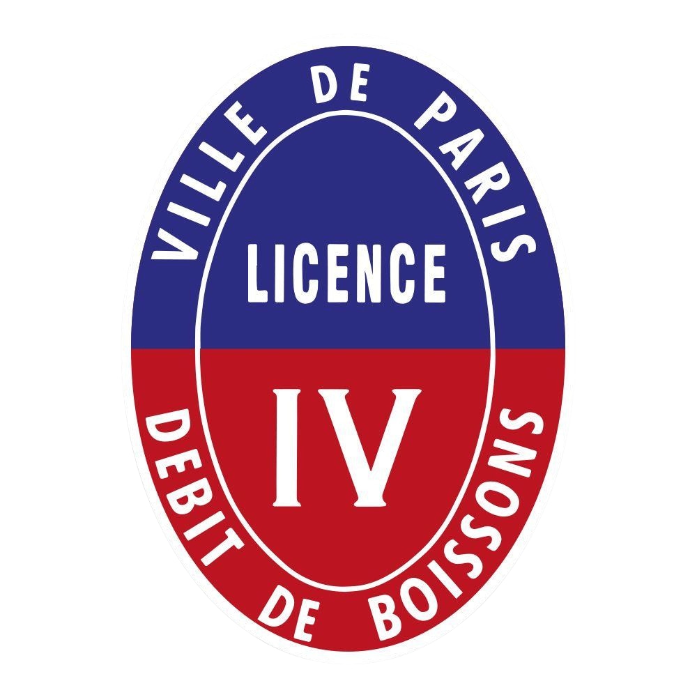 Panneau de Licence 4 / IV / Paris (75)