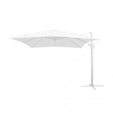 thumbnail of Ombrellone da Giardino con Led Pitagora 3x3 m in Alluminio Bianco Telo Bianco
