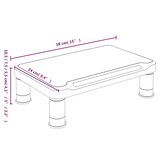 thumbnail of vidaXL Monitorständer Schwarz 38x24x10,5 cm