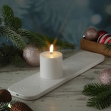 thumbnail of LED Kerze Uyuni mit Ladestation aufladbar 6,8x6,8cm Timer Außen Tischdeko