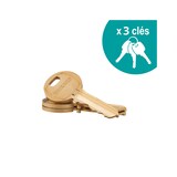 thumbnail of Verrou pour porte d'entrée Mirage à bouton et cylindre 45 mm