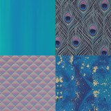 thumbnail of Luxe Prisma Élégance Cadeaupapier set - 4 Rollen Premium Geschenkpapier - Met Folie Accent - 70 x 150 cm