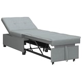 thumbnail of vidaXL Sofa Bett Hellgrau 194 x 67 x 37 cm Stoff