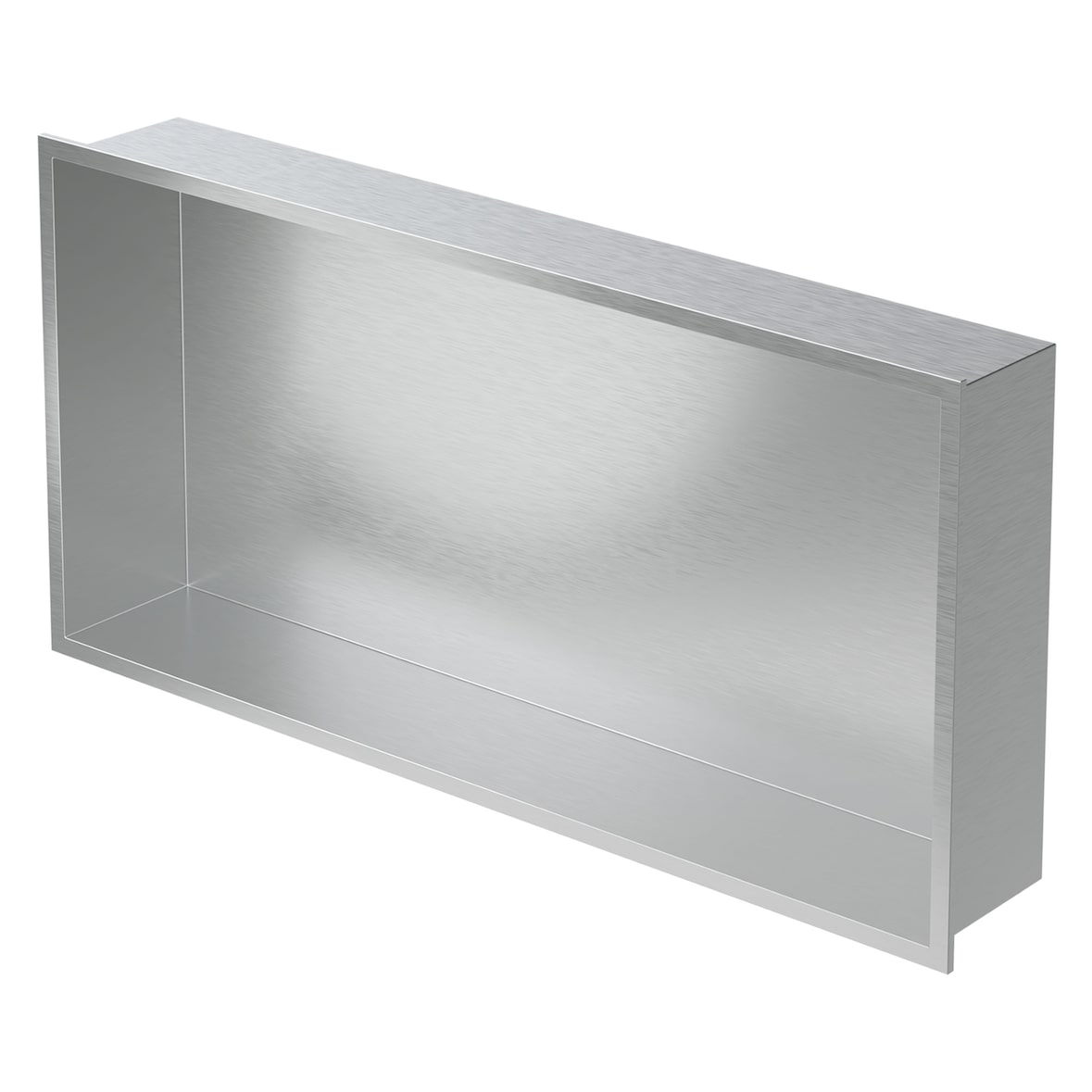 Duschnische 60x30 cm Silber aus Edelstahl Wandnische Duschablage