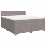 thumbnail of vidaXL Boxspringbett mit Matratze Taupe 200x200 cm Stoff