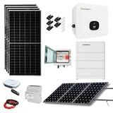 thumbnail of Kit solar residencial hibrido 8 paneles 4200W 22kWh Growatt