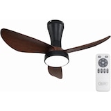 thumbnail of DUPI Ventilador de Techo PRO AIR | Motor DC Silencioso | 6 Velocidades | Luz LED Dimmable 3000–6000K | Temporizador | Ø 80 cm | Negro / Nogal