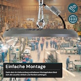 thumbnail of LUXULA LED Hallenstrahler HighBay LX500135 100 W 3000 K, 4000 K, 6500 K einstellbar in warm-, neutral- und kaltweiß (CCT) IP65