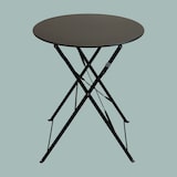 thumbnail of Bistrotisch Ø60xH70 cm klappbar - Metall Dunkelgrau