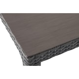 thumbnail of METRO PROFESSIONAL Gastro Tisch Balsario, Alu/Polyrattan, 130 x 90 cm, rechteckig, grau