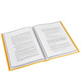 thumbnail of Pasta com 30 capas soldadas, tamanho folio, cor tangerina