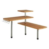 thumbnail of WellHome - Bambus-Eckregal für die Küche, kompakt und elegant 45x43x38,5cm