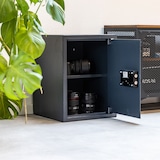 thumbnail of HMF 49205-11 Tresor mit Doppelbartschloss, Möbeltresor, 35 x 50 x 31 cm, Anthrazit