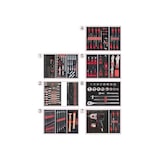 thumbnail of Servante d'atelier One by One acier Noir 998 x 830 x 501 mm KS TOOLS
