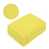 thumbnail of Doppelpack Frottee Spannbettlaken Premium Gelb 200 x 220 cm