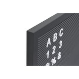 thumbnail of B-Office Quadro de Letras Horizontal - 60 x 45 cm - Superfície Preta, Moldura MDF Preta