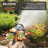 thumbnail of Brandson Garten Handbrause 7 Sprühprofile - Gartenbrause für Gartenschlauch - Spritzpistole Pistolengriff mit Halteclip - 1-8 bar Wasserdruck