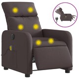 thumbnail of vidaXL Massagesessel Elektrisch Dunkelbraun Stoff