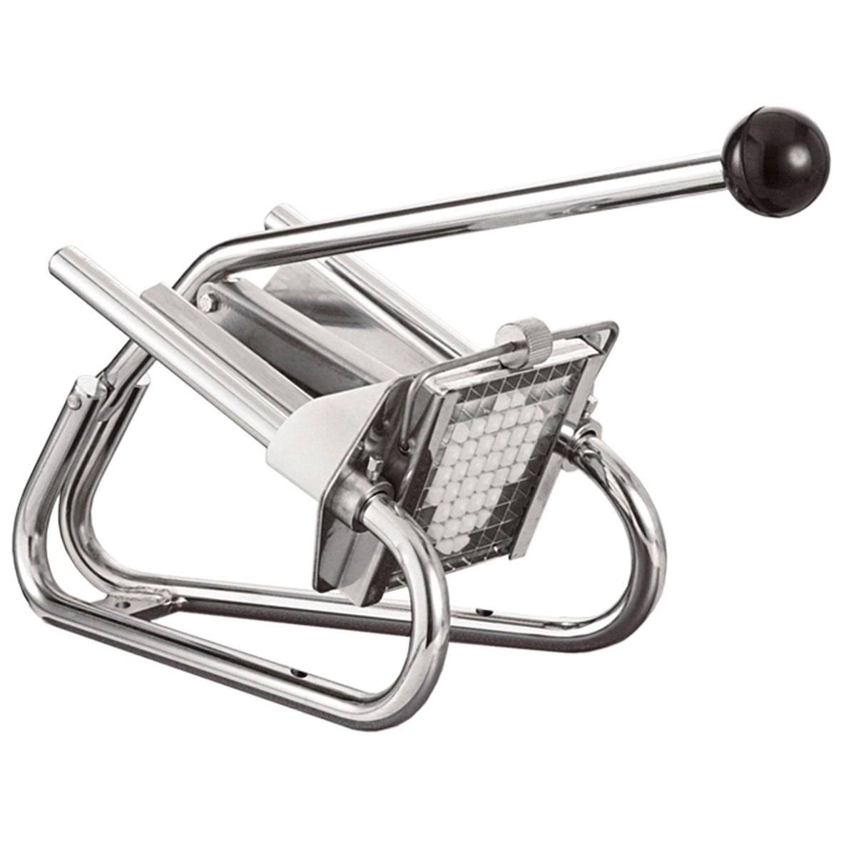 Louis Tellier - Coupe-frites professionnel à boulonner - couteau étamé + poussoir 8 mm - C08