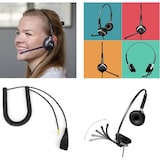 thumbnail of IP-Telefon GX5+ mit Netzteil und Headset - Fritz!Box, Telekom kompatibel