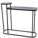 thumbnail of Console multi niveaux -  Noir Rectangle Fer Amadeus 100x29 cm