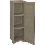 thumbnail of Tontarelli Säulenschrank aus Polypropylen Wenge 3 Module mit glatten Türen 40 X 47 X H125CM
