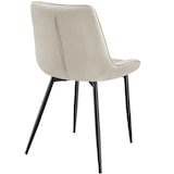 thumbnail of tectake Lot de 8 chaises Rembourrées aspect velours assise Ergonomique crème - 404941