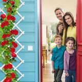 thumbnail of Relaxdays Rankgitter, 3er Set, ausziehbar, Rankhilfe Kletterpflanzen, Garten, Balkon, Terrasse, 250 cm, Kunststoff, weiß