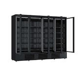 thumbnail of Gastro Flaschenkühlschrank Kühlschrank Gewerbekühlschrank 2500 L 2508x710x1997mm Schwarz