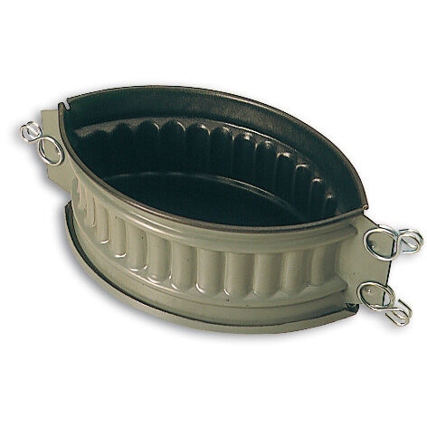 Matfer Exopan gewellte, ovale Pastetenform, 24x14x9.5 cm (331295)
