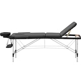 thumbnail of physa Massageliege klappbar - 3 Zonen - 185 x 60 x 59 - 80 cm - 180 kg - schwarz