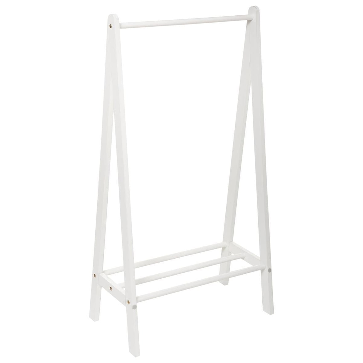 Atmosphera - Perchero de madera color blanco 60x30x114cm