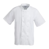 thumbnail of Kochjacke Boston Gr. L Unisex kurze Ärmel Weiss Whites Chefs Clothing