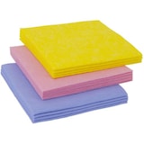 thumbnail of BETRA Viskose Geschirrtücher Blau, Gelb, Pink 35 x 35 x 6,5 cm 1020992 12 Stück