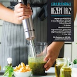 thumbnail of Arendo Edelstahl Pürierstab mit Messbecher Handmixer - Stabmixer - stufenlose Regelung