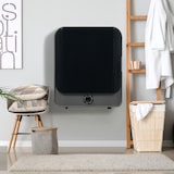 thumbnail of Mini Wäschetrockner 49x43x59cm 3 kg bis 4,5 kg Wandmontage Kompakter Elektrischer Ablufttrockner mit 5 Programmen Überhitzungsschutz 830 W Weiß