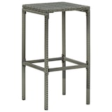 thumbnail of vidaXL 5-tlg. Gartenbar-Set mit Kissen Poly Rattan Grau