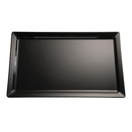 Tabuleiro de melamina preto GN 1/2 Aps Alemanha