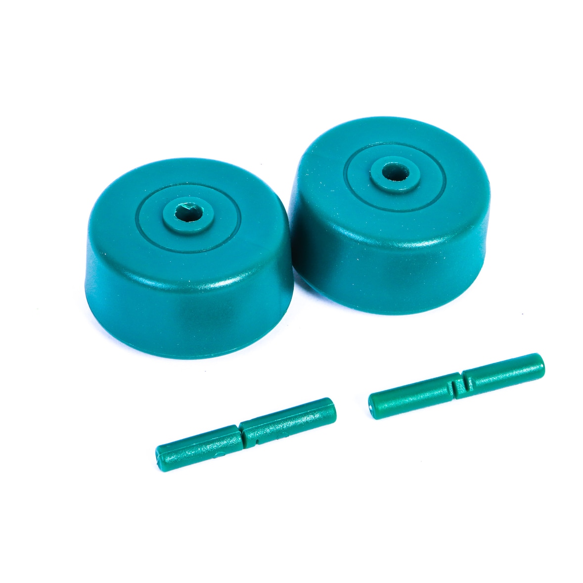 2 Laufrollen Ersatzteil für Vorwerk Tiger VT 260 265 270 300 mit Achse