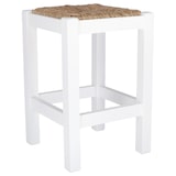 thumbnail of MUEBLEAR - Rustikaler Hocker niedrig Weiß