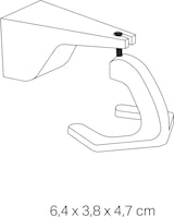 thumbnail of Vertikale Pencil Wandhalterung Zafferano - Wandzubehör mit 360-Grad-Drehung Weiß