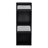 thumbnail of Helloshop26 - Lixeira de reciclagem de parede com 2 compartimentos removíveis 93 x 33 x 25 cm preta 03_0008199