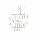 thumbnail of Poétic LANDHAUS MINI Fässchen, Pflanzkübel, Übertopf, Blumentopf, Küche, Garten, Kunststoff, Weiß, Ø 6.5 cm, 518105